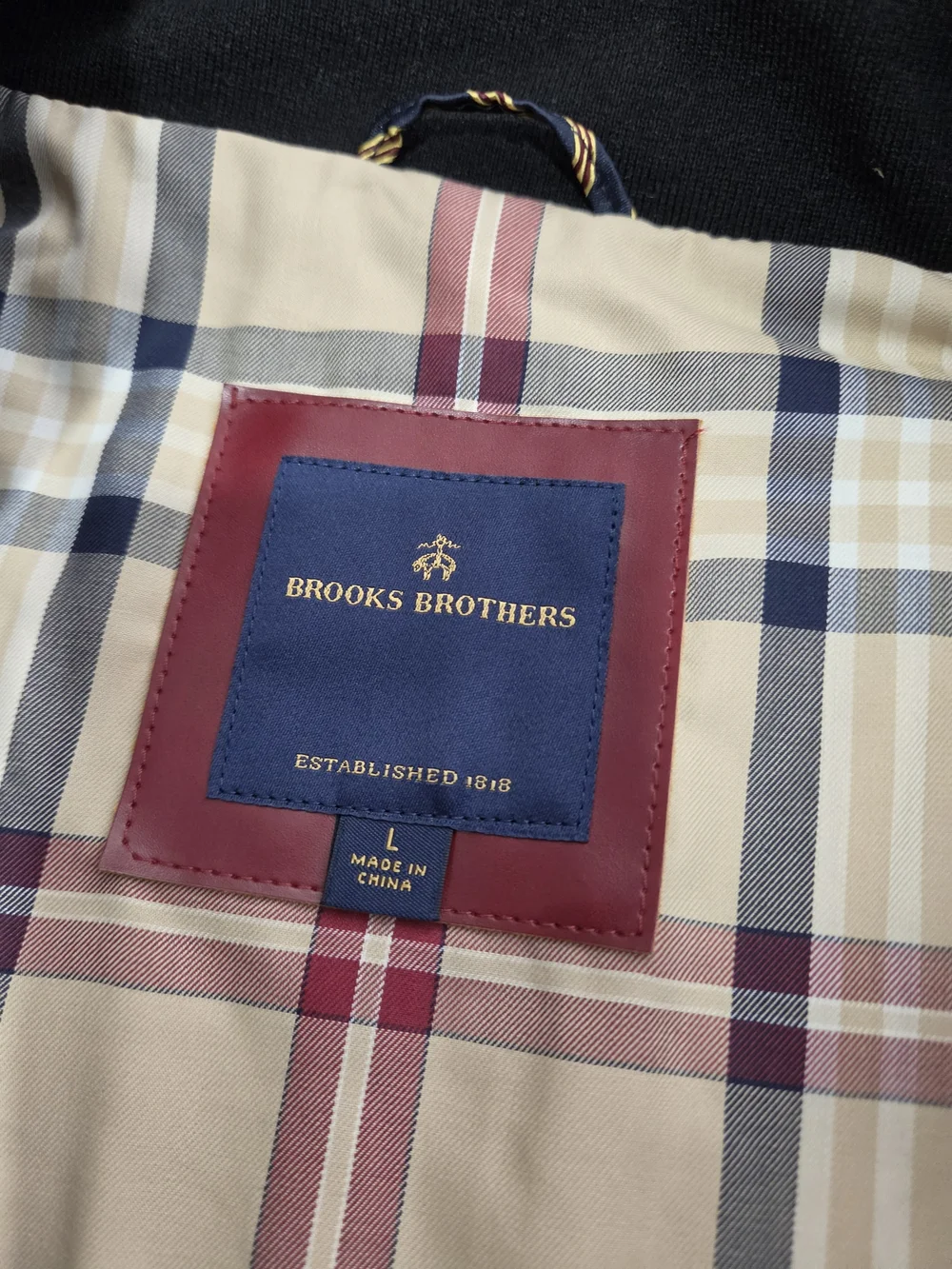 Brooks Brother Quilted Black Vest